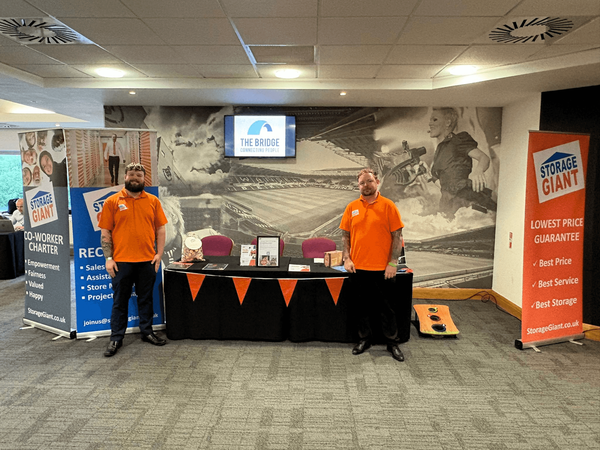Storage Giant  at our event in Swansea