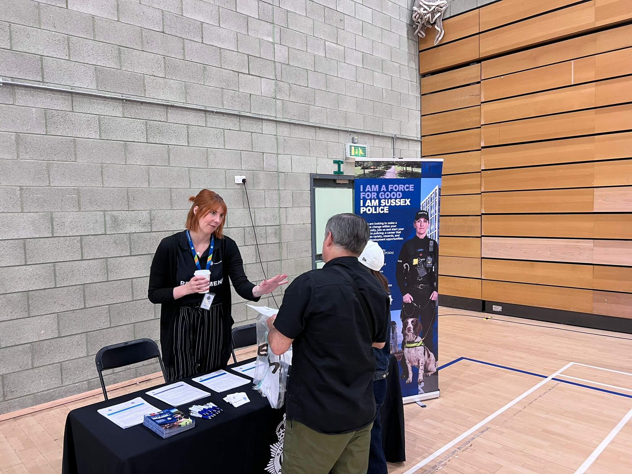 Sussex Police at our event in Crawley