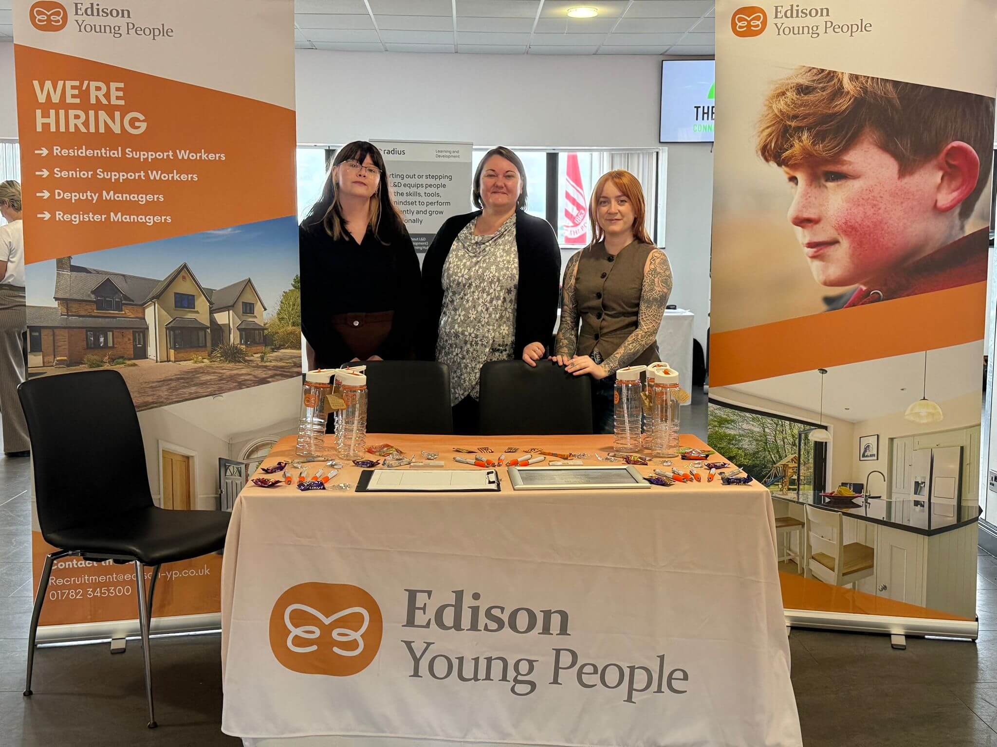Edison Young People at our event in Stoke-on-Trent