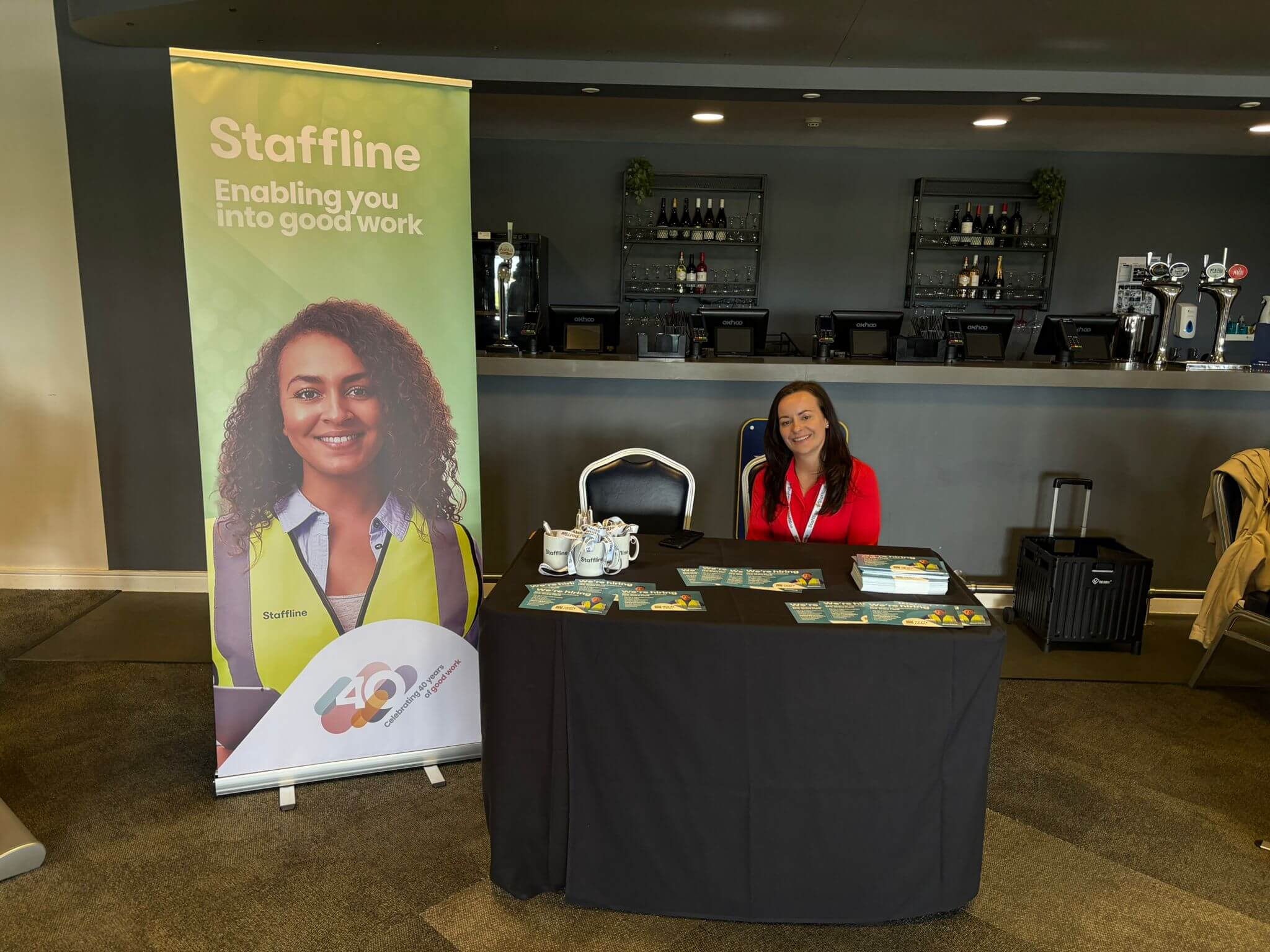 Staffline at our event in Worcester