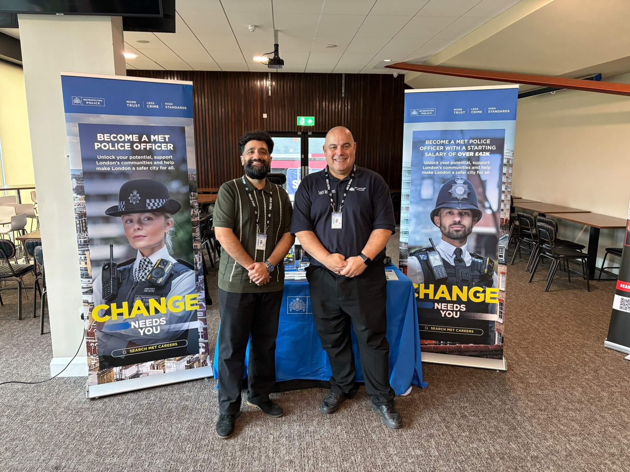 Metropolitan Police at our event in Stevenage