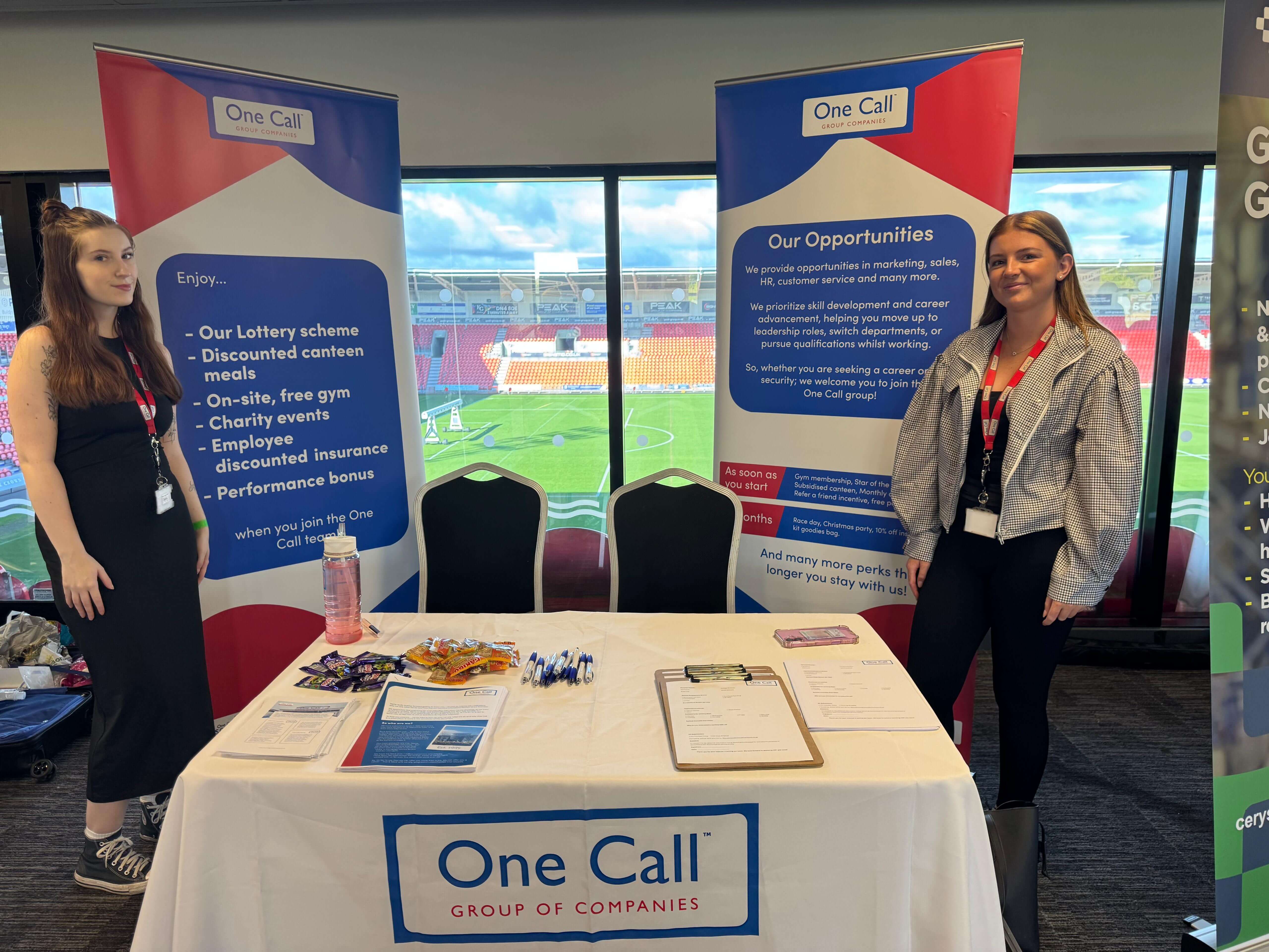 One Call Insurance at our event in Doncaster