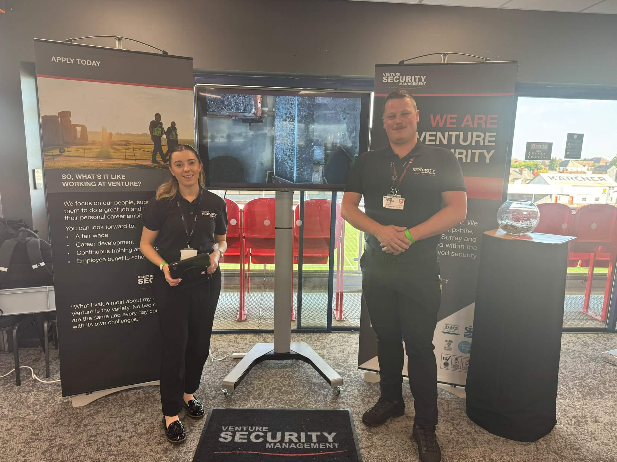 Venture Security at our event in Gloucester & Cheltenham