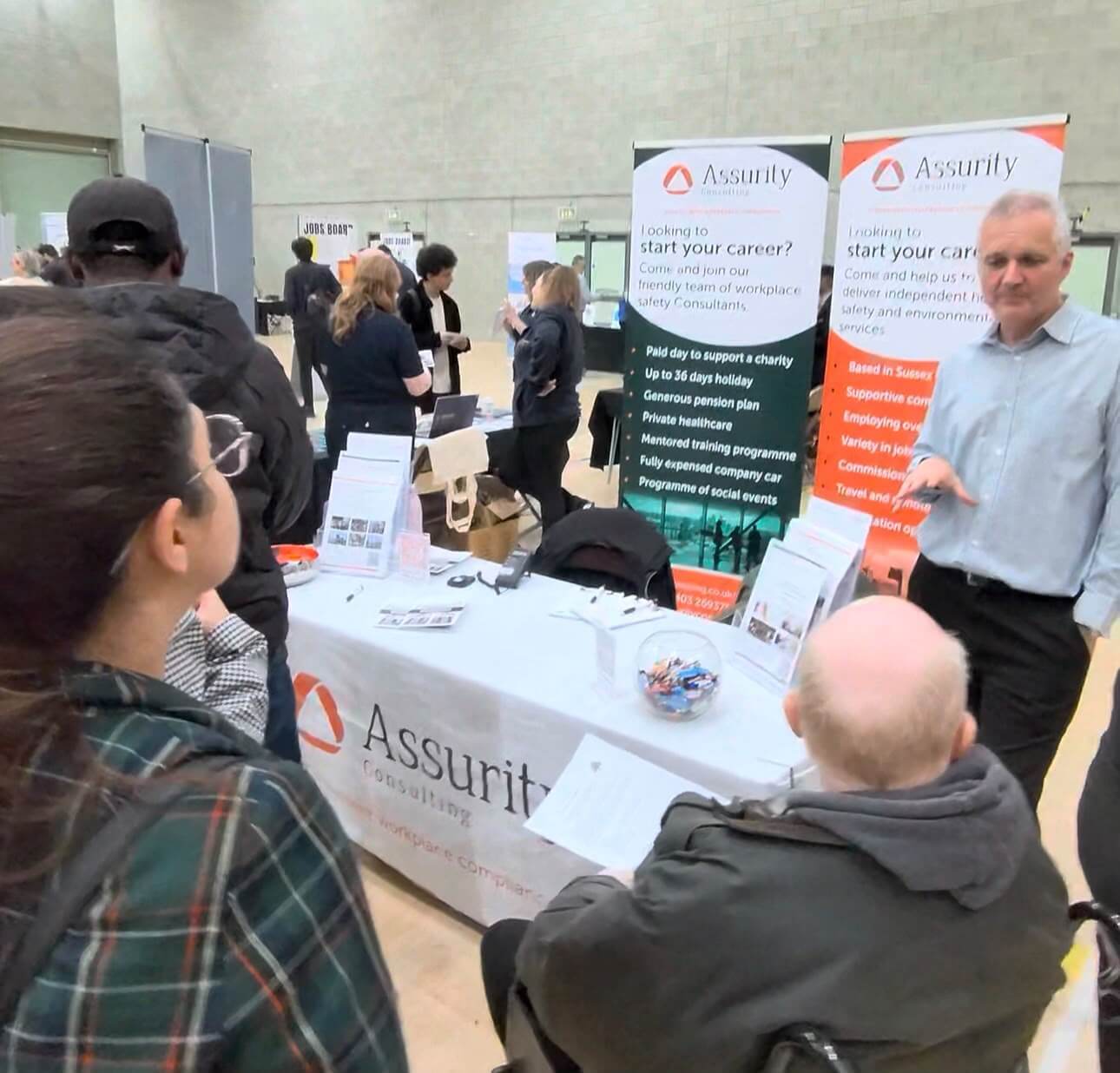 Assurity Consulting at our event in Crawley